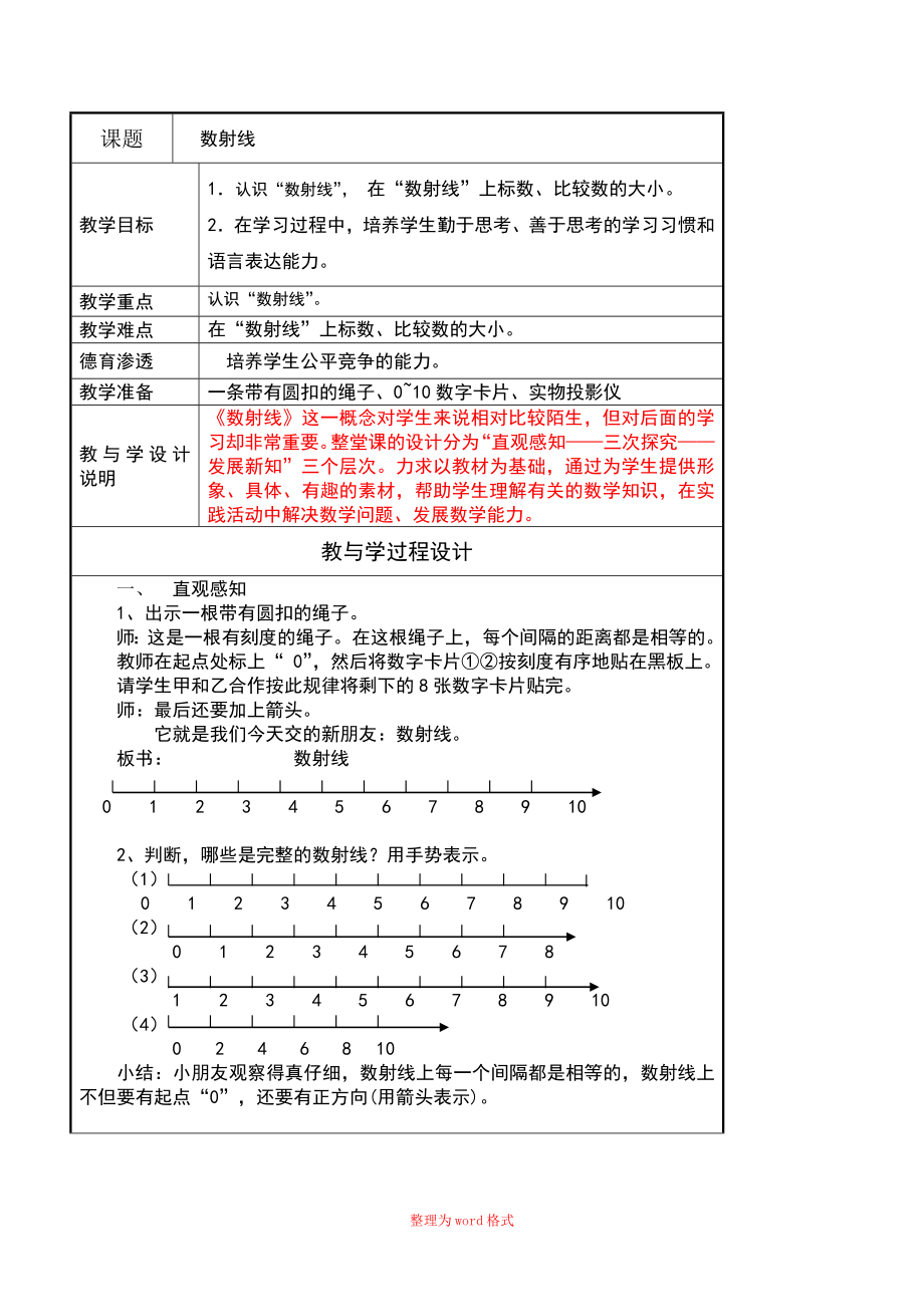 数射线Word版_第1页