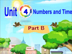 闽教版英语四年级上册Unit4PartB参考课堂PPT