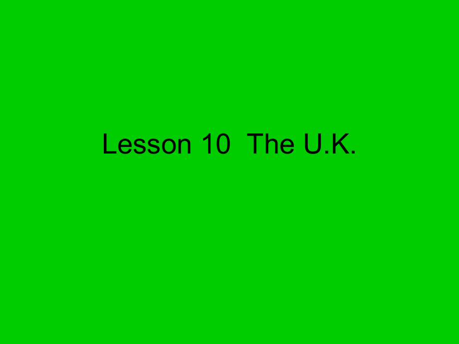 五上lesson-10the-UK_第1页