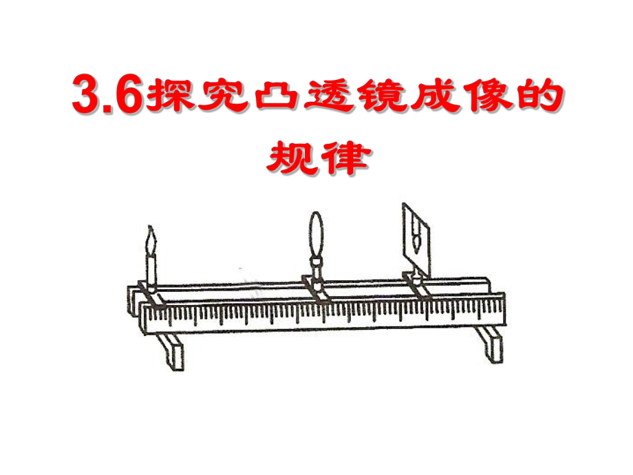 3.6探究凸透镜成像规律沪粤版_第1页