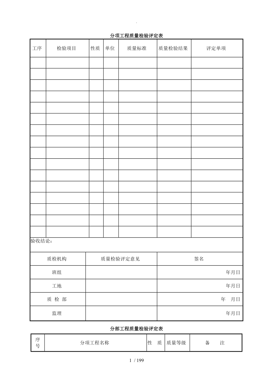 DLT5161表格大全[電氣裝置安裝工程質(zhì)量檢驗及評定規(guī)程]_第1頁