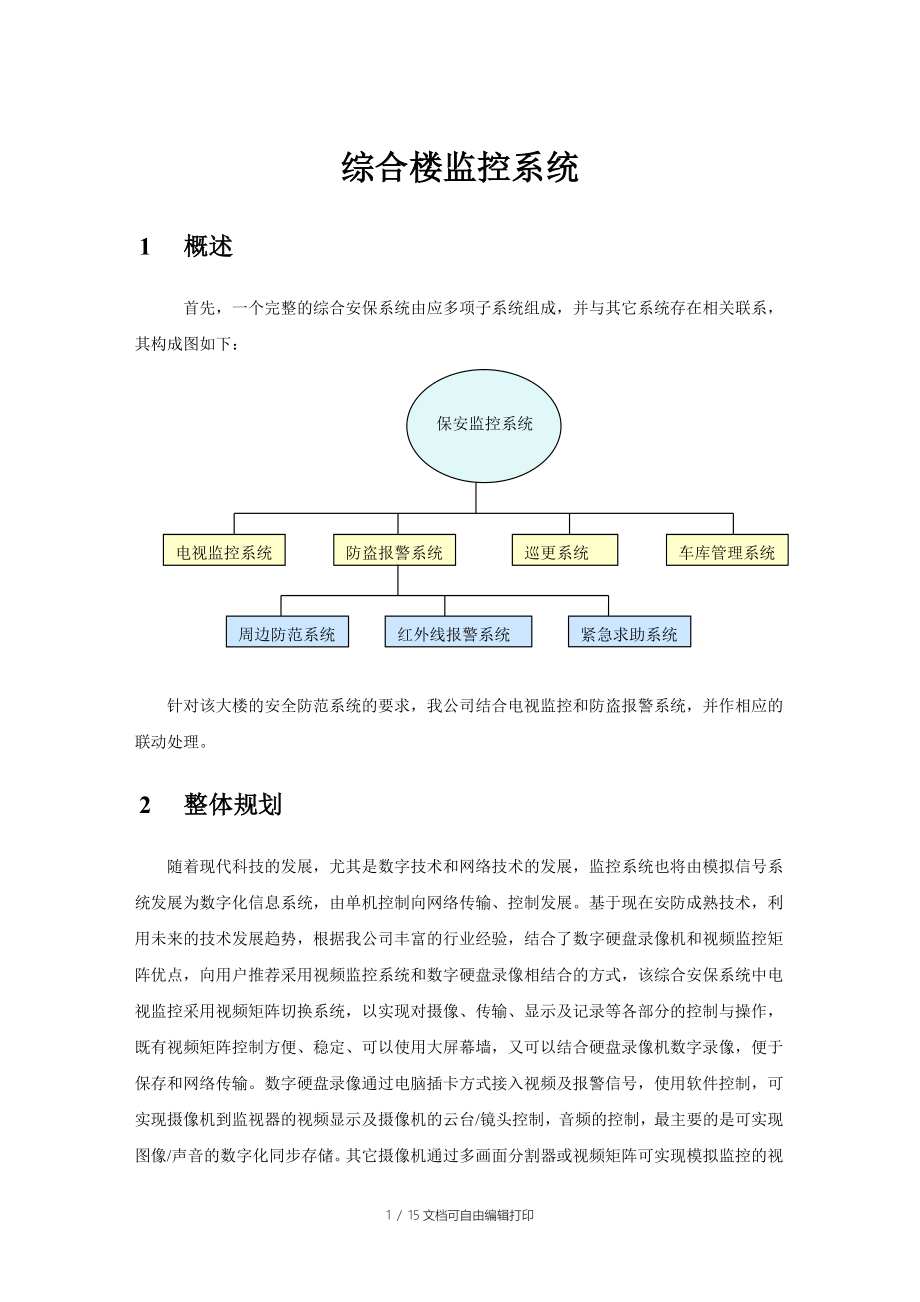 监控系统通用方案_第1页