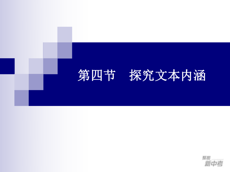 中考專題復(fù)習(xí)：《探究文本內(nèi)涵》課件_第1頁