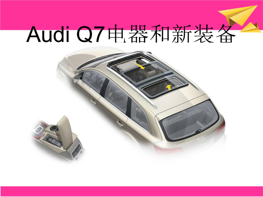 奥迪Q7培训AudiQ7电器和新装备_第1页