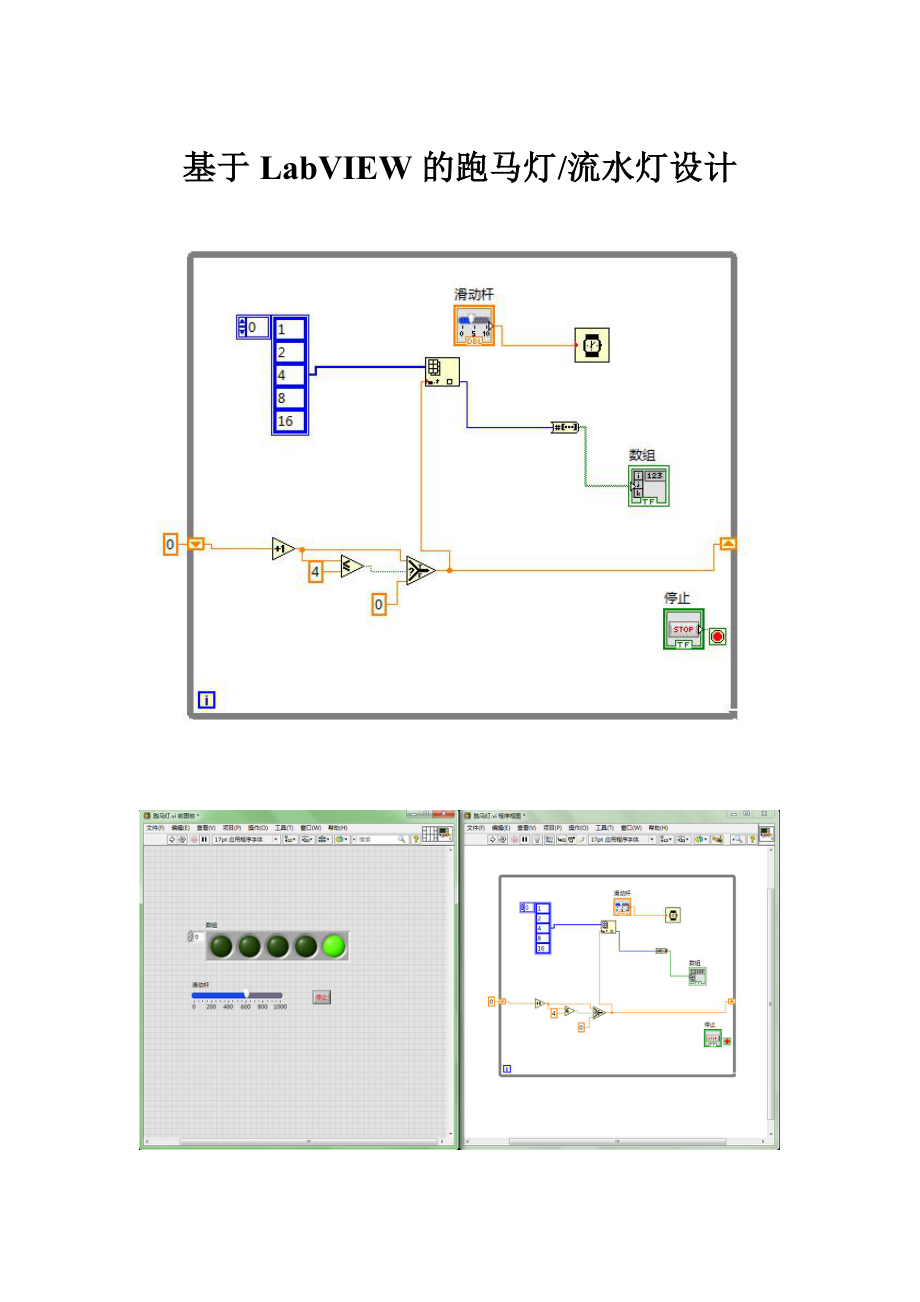 基于Labview的跑马灯、流水灯设计_第1页