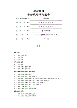 某公司 風險評估報告