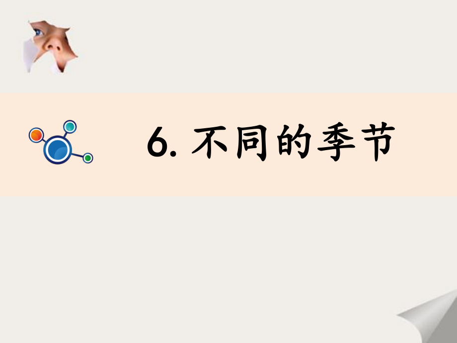 二年级科学上册1.6不同的季节课件教科版_第1页