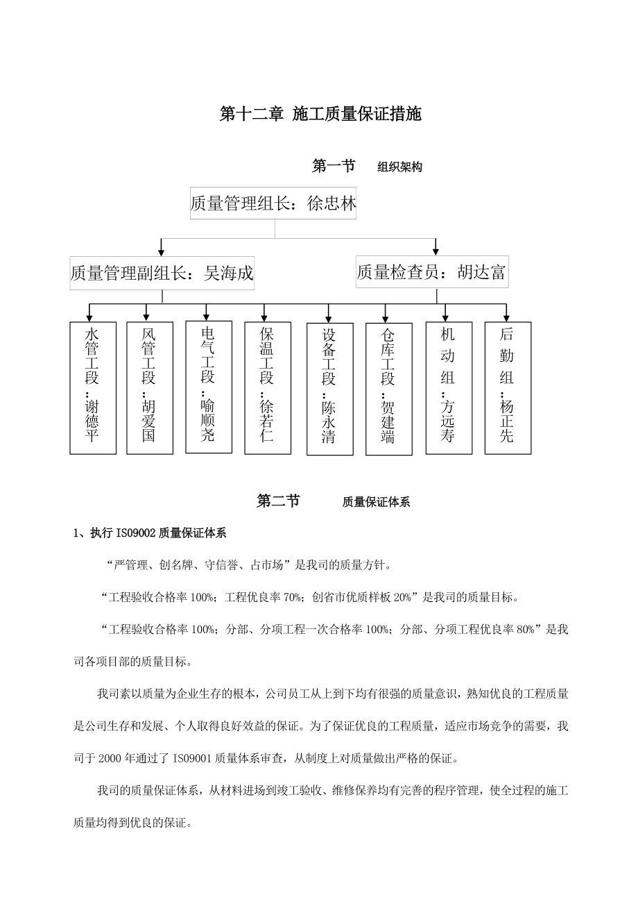 第十二章 施工质量保证措施_第1页