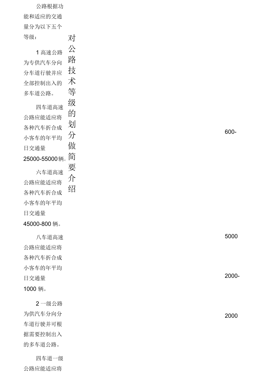 公路等级划分_第1页