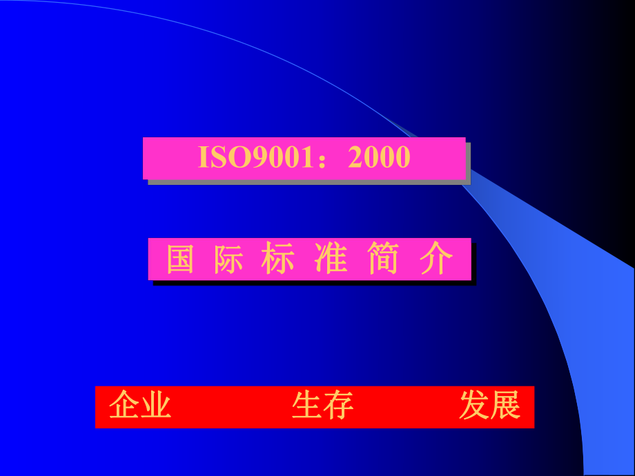 ISO9001：2000标准详细概述(ppt 20页)_第1页