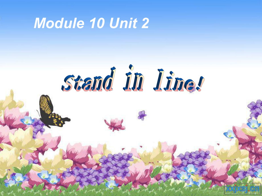 六年级英语上册 Unit 2 Stand in line!课件1 外研版_第1页
