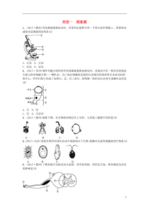 （云南專版）2019屆中考生物 題型復(fù)習(xí) 題型一 圖表題