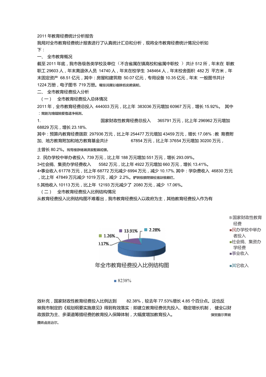 教育经费统计分析报告001_第1页