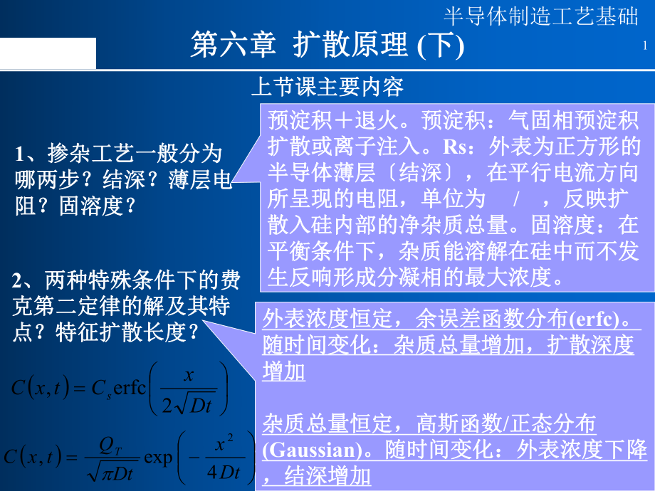 半导体制造工艺之扩散原理概述_第1页