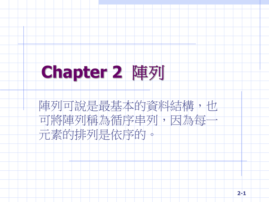 阵列可说是最基本的资料结构(精)_第1页