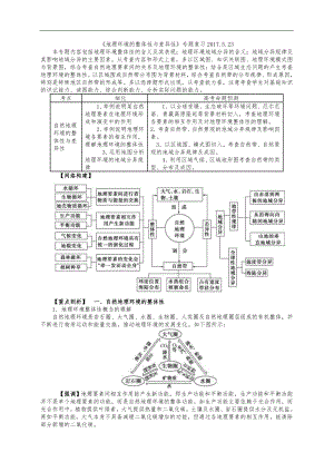 【地理環(huán)境的整體性和差異性】專題復(fù)習(xí)