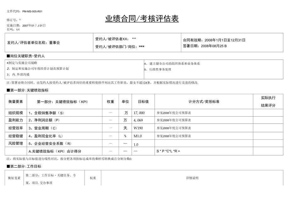 业绩合同表格_第1页