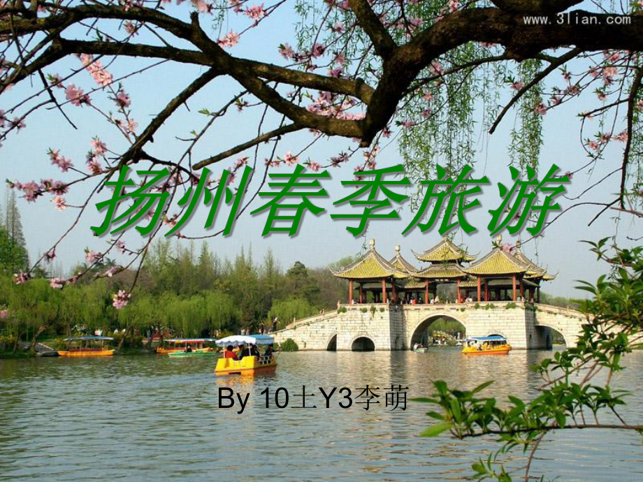 扬州春季旅游_第1页