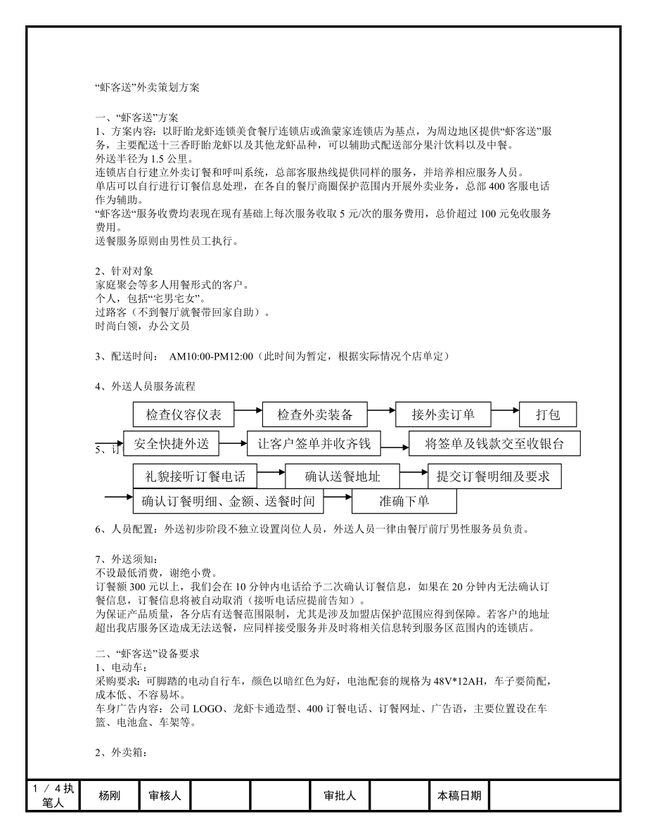 虾客送外卖策划方案_第1页