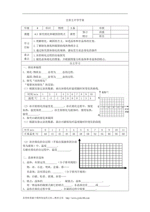 4.3 探究熔化和凝固的特點(diǎn)