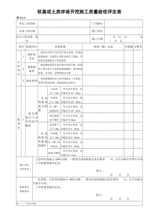 最新水利水电质量验收评定表及三检表