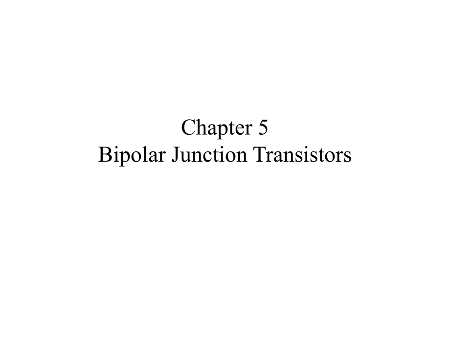 BipolarJunctionTransistors_第1页