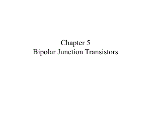 BipolarJunctionTransistors