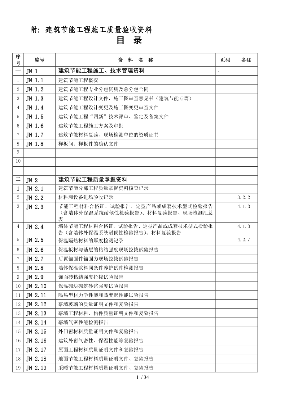 江苏省建筑节能工程施工质量验收资料_第1页