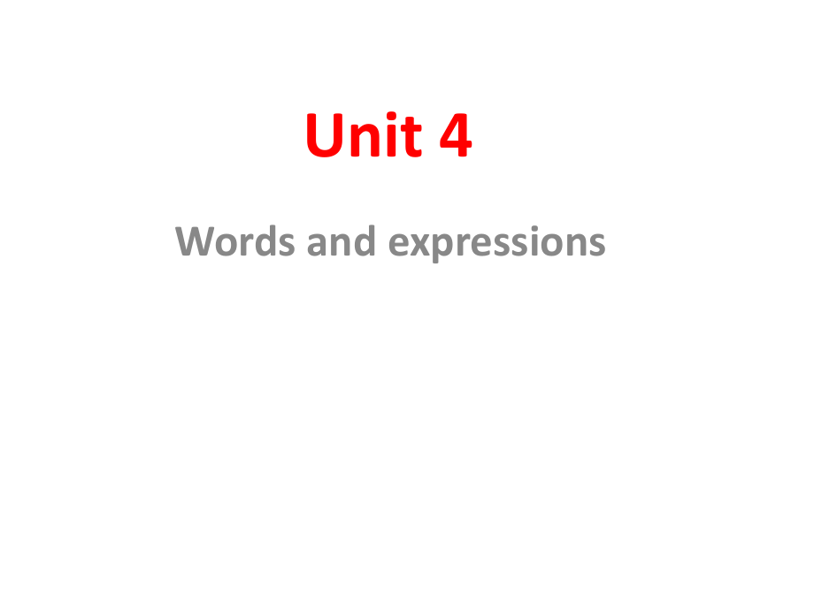 高中英语module4教学资料unit4-unit4word_第1页