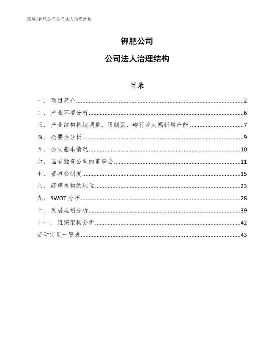 钾肥公司公司法人治理结构分析（范文） (19)_第1页