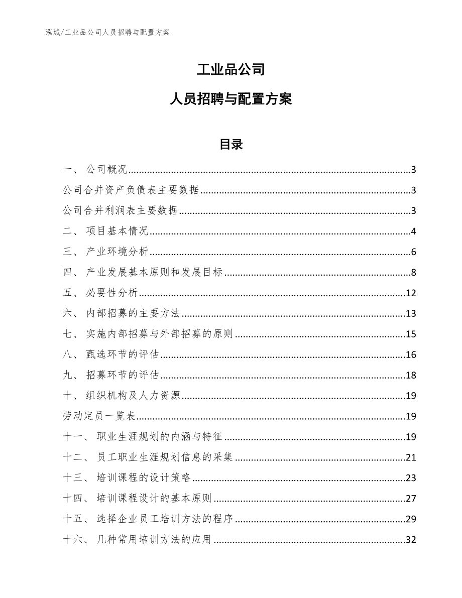 信息化产品项目人力资源管理计划 (16)_第1页