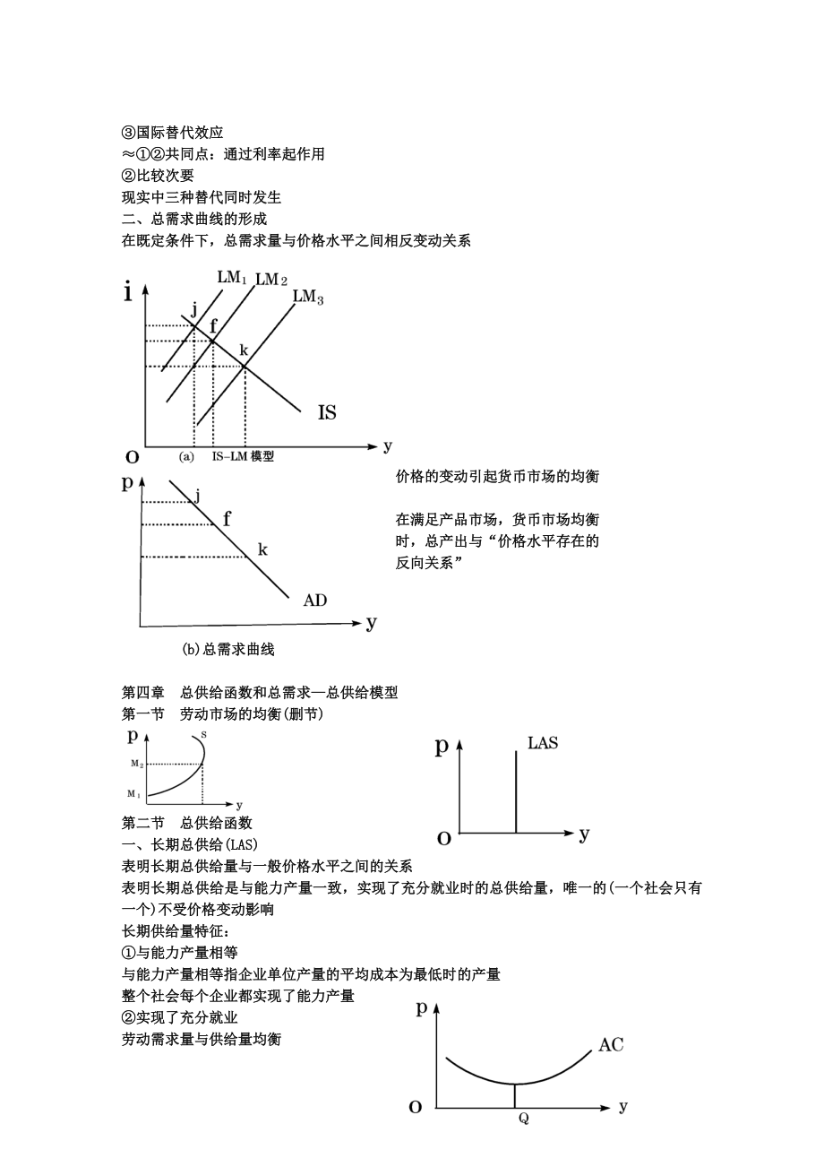 对外经贸大学宏观经济学笔记打印版2_第1页