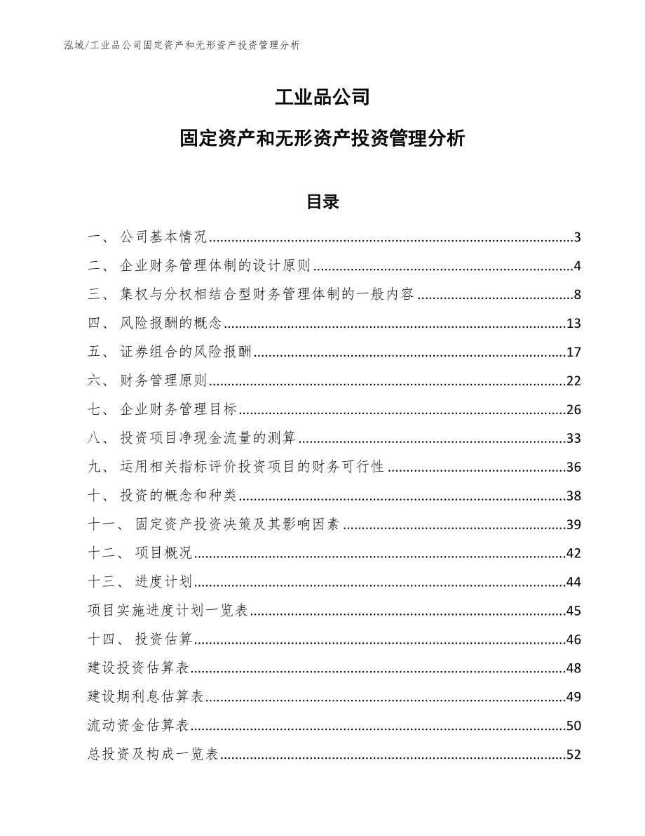 信息化产品公司财务管理报告（范文） (20)_第1页