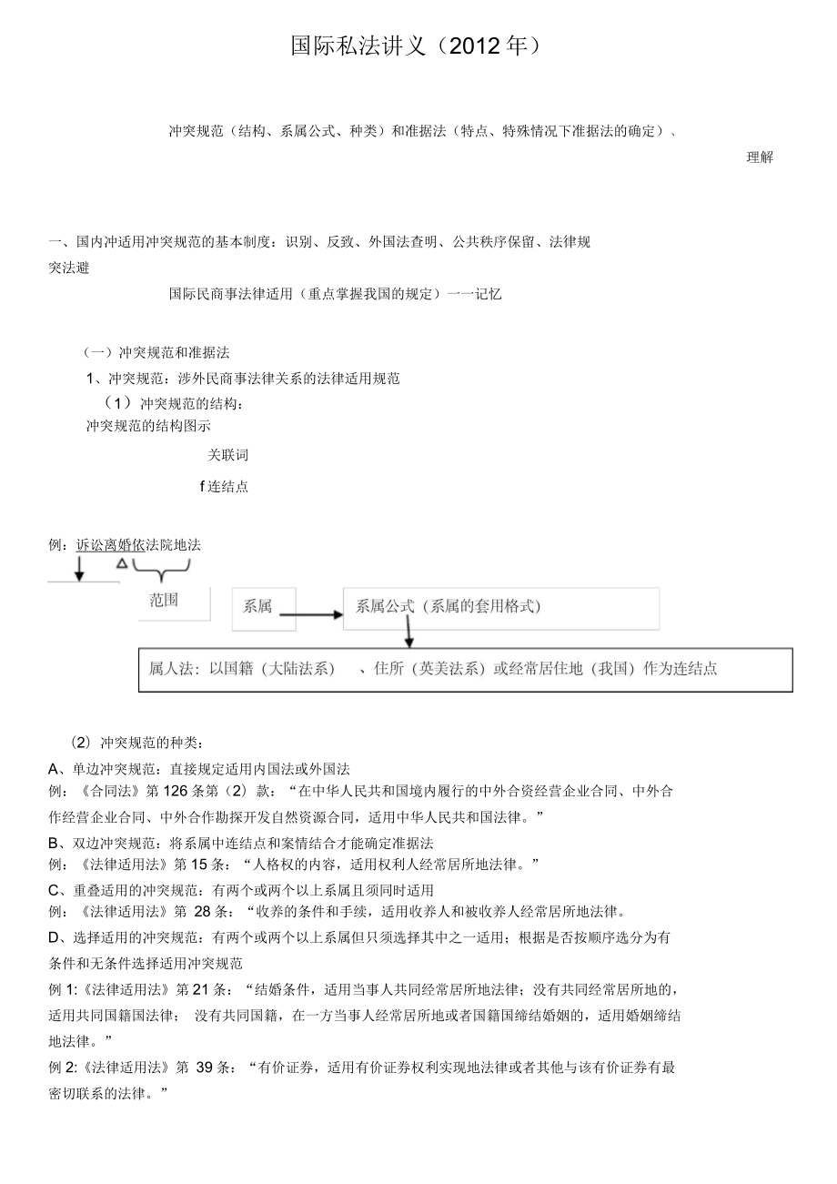 国际私法讲义_第1页