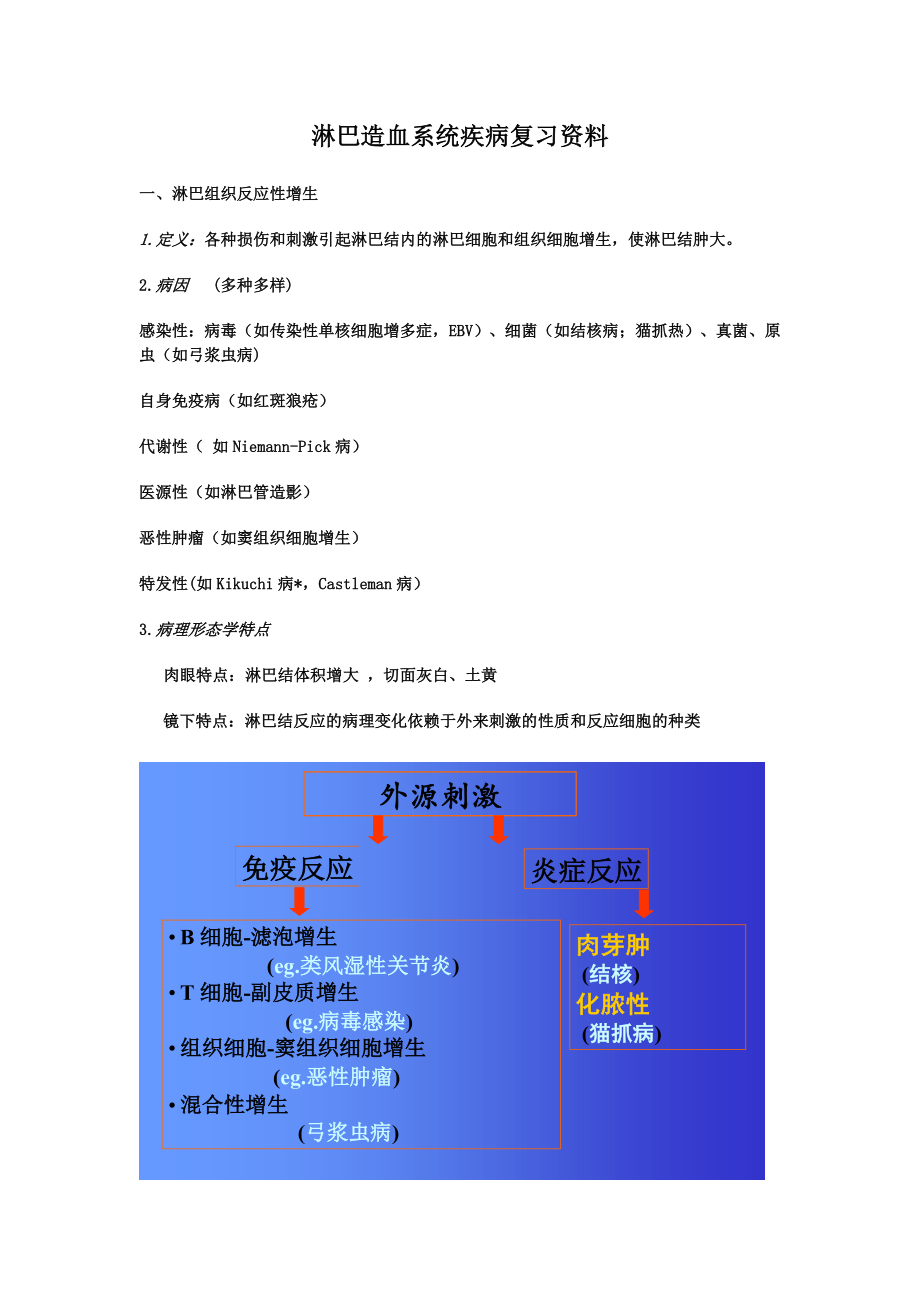 淋巴造血系统疾病复习资料_第1页