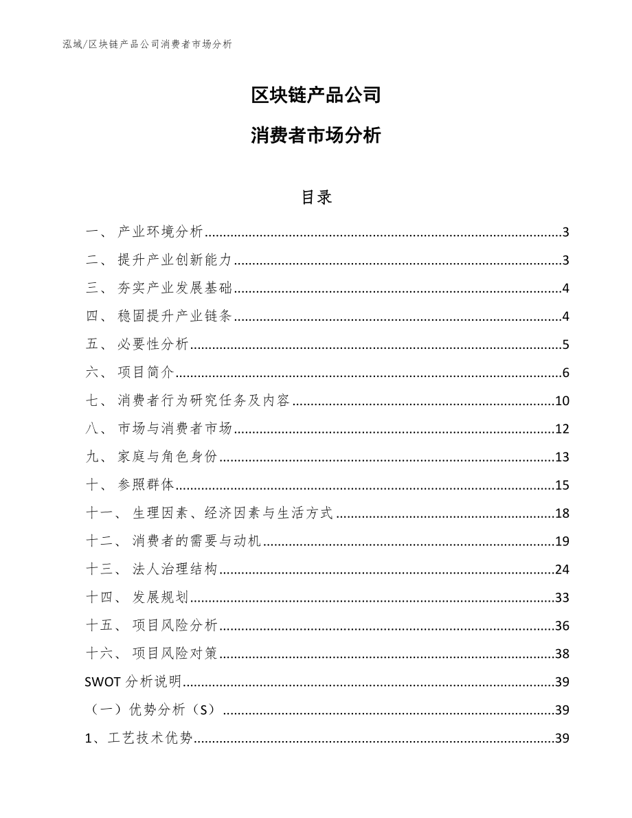 区块链产品公司消费者市场分析_第1页