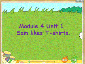 二年级英语上册Module4Unit1SamlikeTshirts课件5外研版一起外研版小学二年级上册英语课件