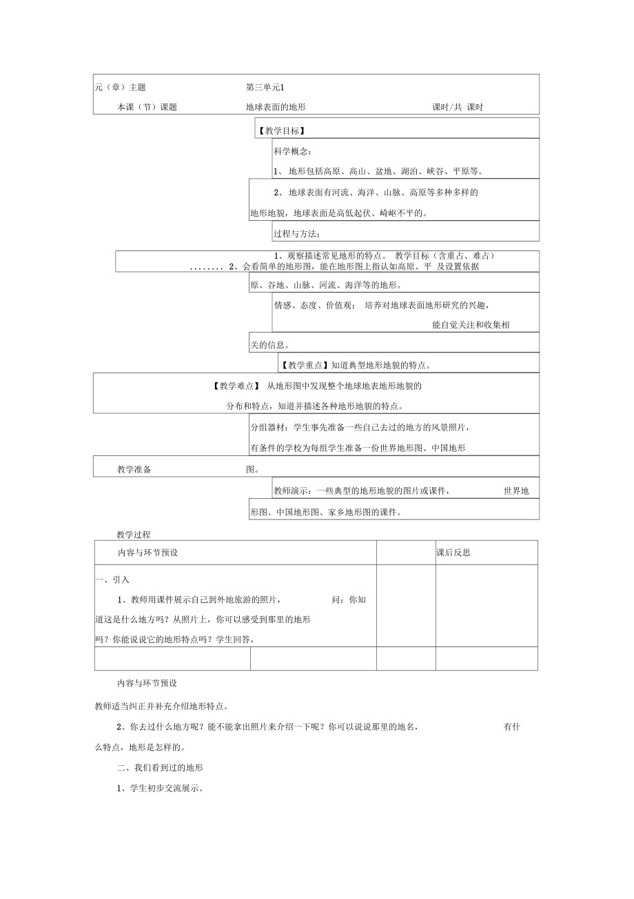 案例4地球表面的地形_第1页