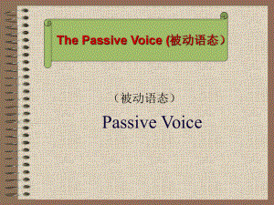 Passive_Voice被动语态ppt