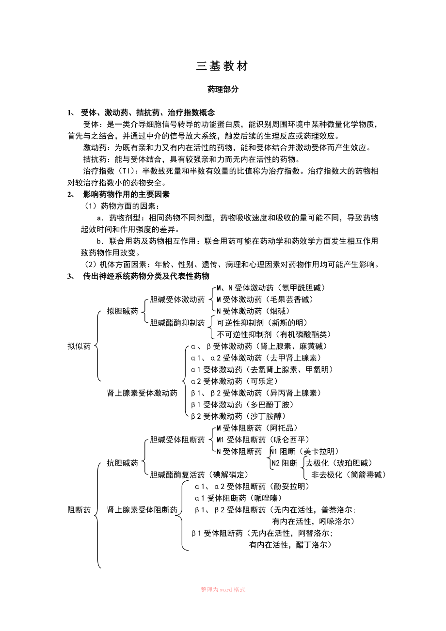 药学三基知识点汇总_第1页