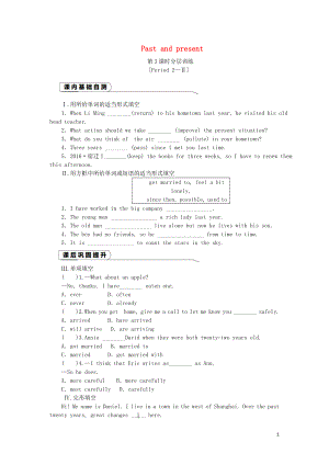 2019年八年級(jí)英語下冊(cè) Unit 1 Past and present（第3課時(shí)）Period 2-Ⅱ分層訓(xùn)練 （新版）牛津版