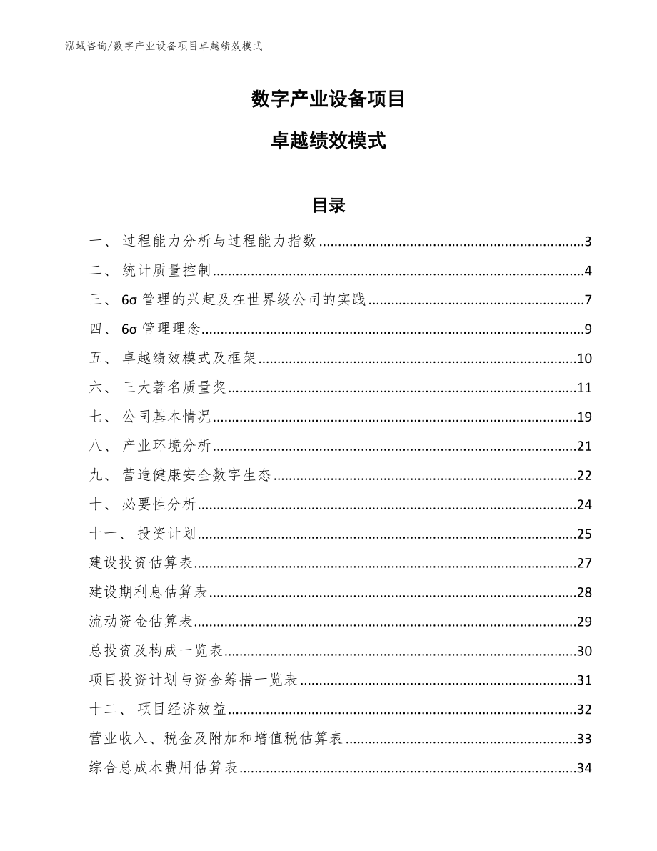 数字产业设备项目卓越绩效模式 (3)_第1页