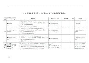 北京经济技术开发区工业企业安全生产分类分级评定标准