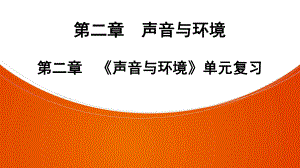 物理八年级上册粤沪版第2章声音与环境单元复习课件