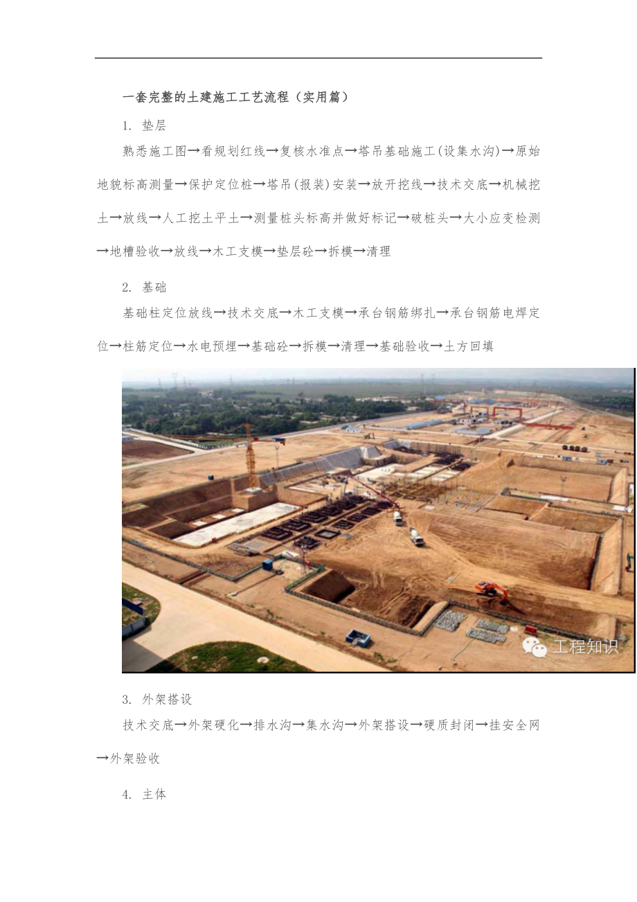 一套完整的土建施工工艺设计流程_第1页