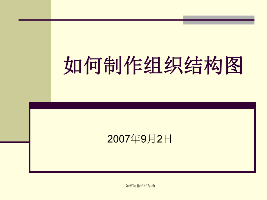 如何制作组织结构课件_第1页