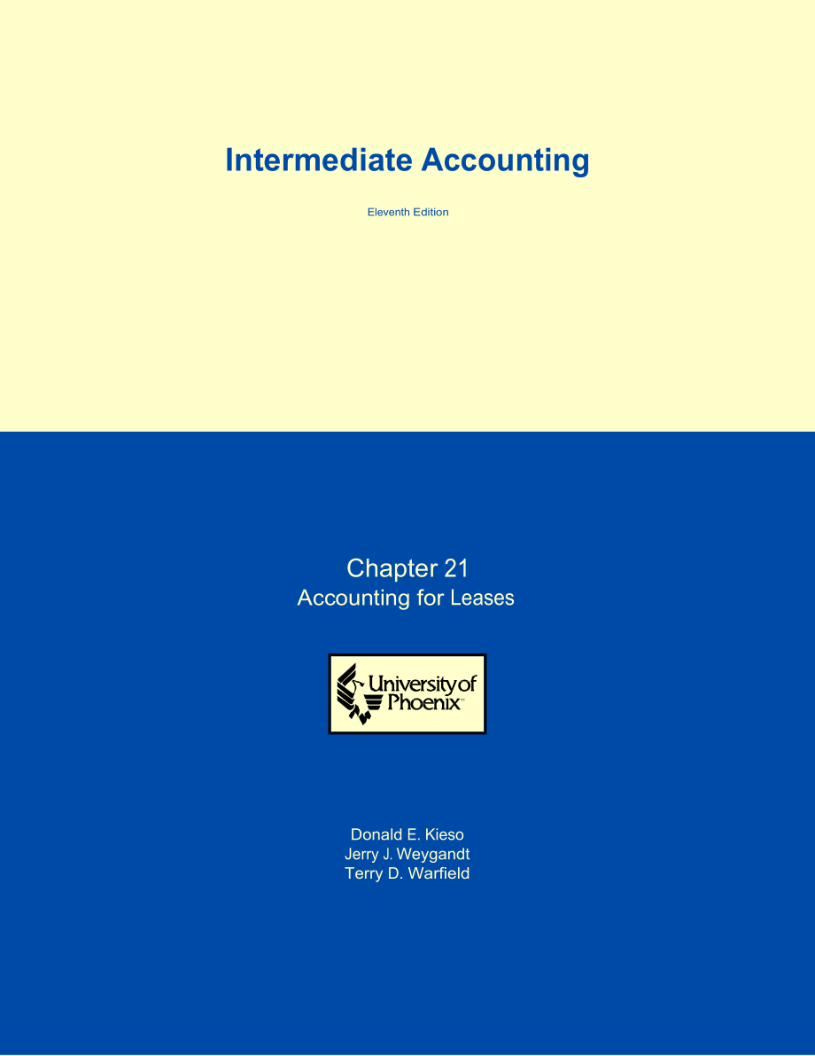 Intermediate Accounting Kieso 11th Edition_第1頁