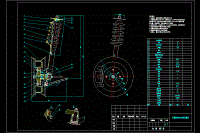 捷達轎車麥弗遜式前獨立懸架設計【3張cad圖紙+文檔全套資料】