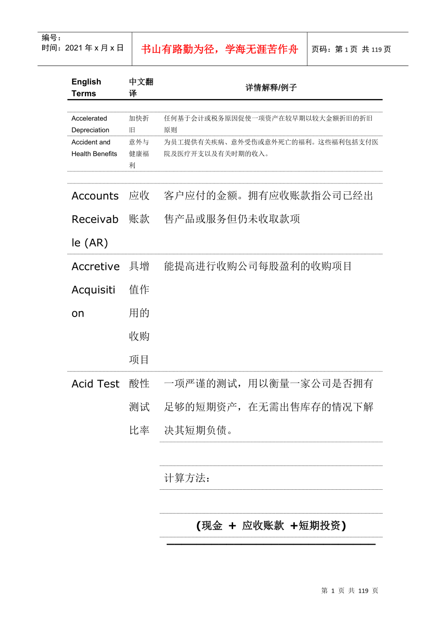 高盛金融词典_第1页