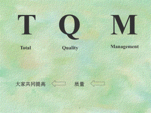 品质管理综合TQM教材